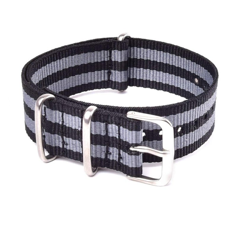 Ritche Christmas Gift 18mm Nylon Straps Nylon Watch Bands Compatible with Seiko Watch for Men Women (4 Packs), White Elephant Gifts, Stocking Stuffers for Men - Image 2